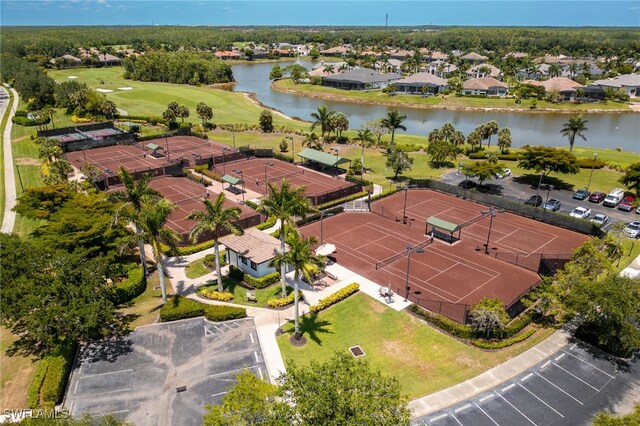 9380 Triana Ter Unit 312, Fort Myers, FL 33912 - aerial view of residential area with a golf course and a large body of water