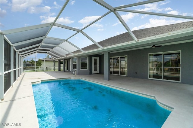 3113 SW 22nd Pl, Cape Coral, FL 33914 - outdoor pool with a patio and a lanai