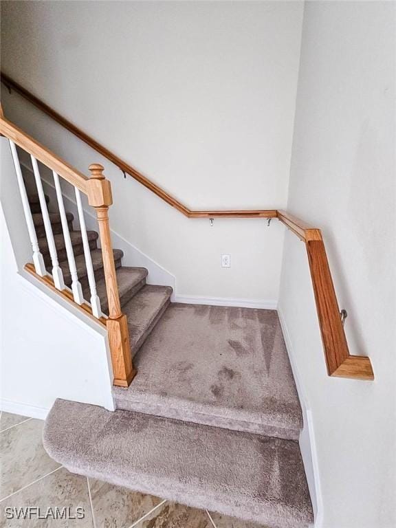 2685 Citrus St, Naples, FL 34120 - stairway with baseboards