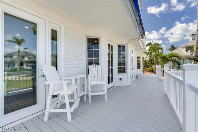 view of deck