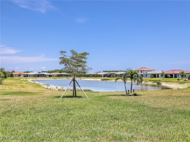 water view featuring nearby suburban area