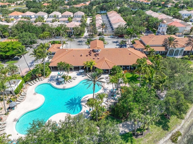 3803 Valentia Way, Naples, FL 34119 - view of property location featuring a pool and nearby suburban area