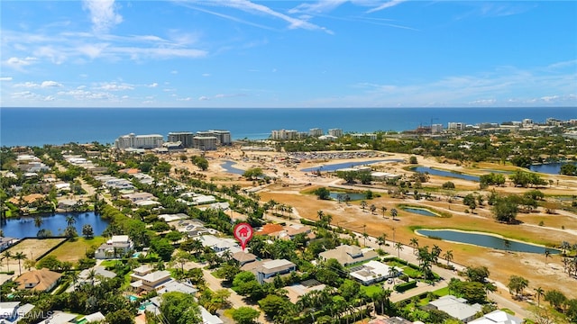 655 7th Ave N, Naples, FL 34102 - aerial perspective of suburban area featuring a large body of water