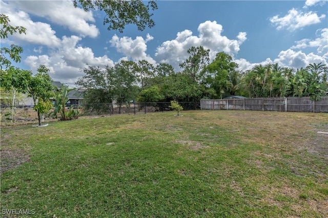 5295 17th Ave SW, Naples, FL 34116 - view of yard featuring a fenced backyard