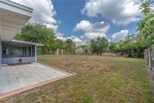 5295 17th Ave SW, Naples, FL 34116 - view of yard with a patio and a fenced backyard