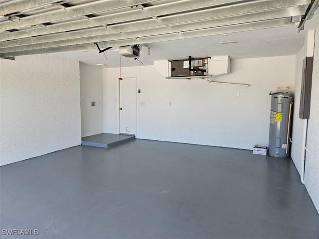 417 NW 18th Pl, Cape Coral, FL 33993 - garage with electric water heater and a garage door opener