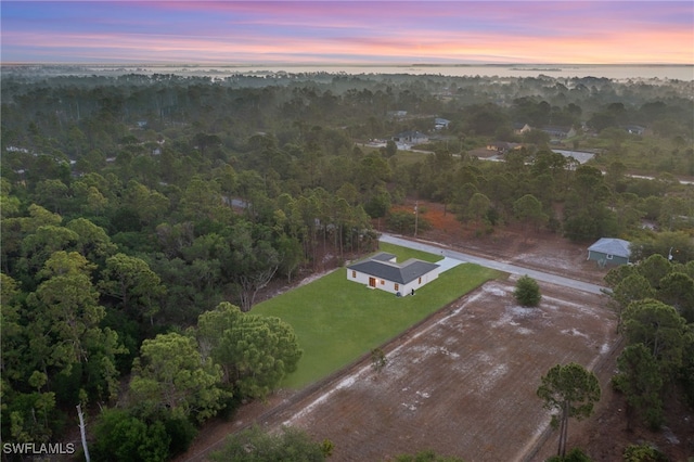 713 Wells Ave, Lehigh Acres, FL 33972 - drone / aerial view featuring a view of trees