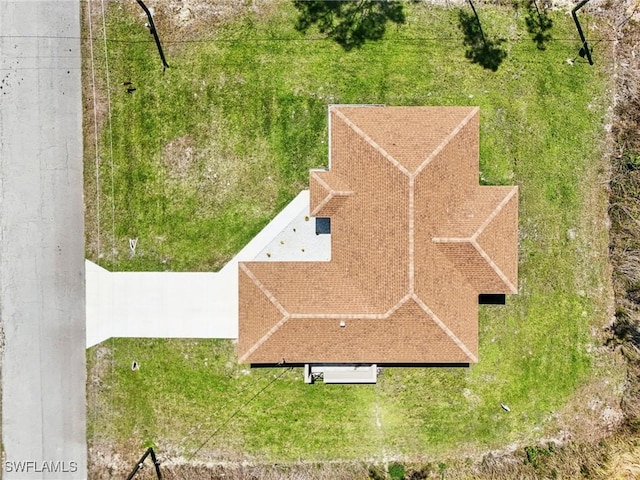 view from above of property