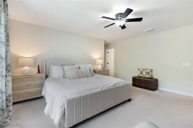 10427 Ventana Ln, Naples, FL 34120 - carpeted bedroom with a ceiling fan and baseboards