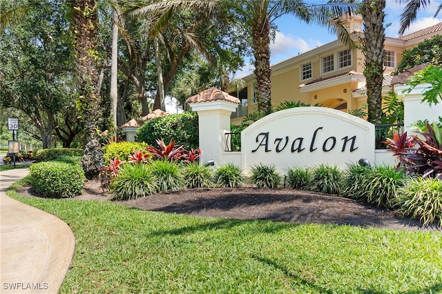 20290 Burnside Pl Unit 1102, Estero, FL 33928 - community sign with a yard