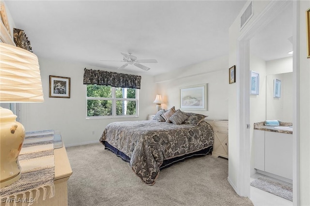 28881 Bermuda Lago Ct Unit 102, Bonita Springs, FL 34134 - carpeted bedroom featuring baseboards and ceiling fan