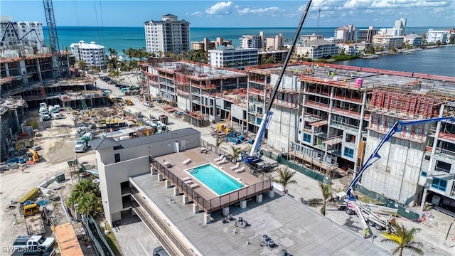 260 Southbay Dr Unit 103, Naples, FL 34108 - view of urban area with a large body of water and a pool