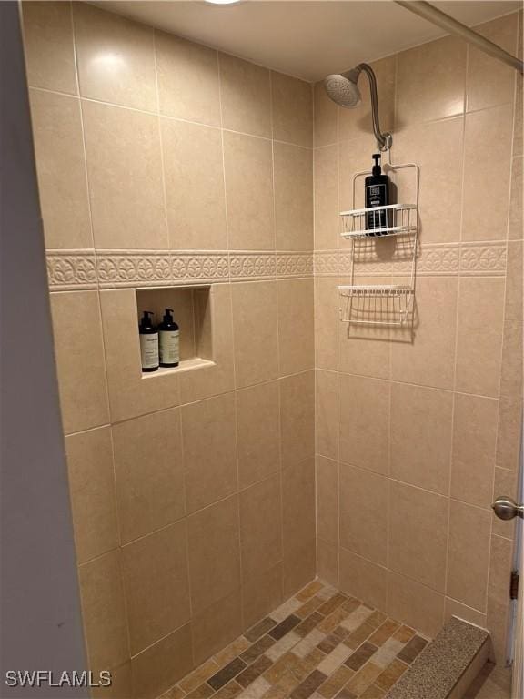 5226 Cedarbend Dr Unit 2, Fort Myers, FL 33919 - full bath with tiled shower