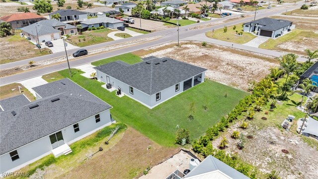 aerial perspective of suburban area