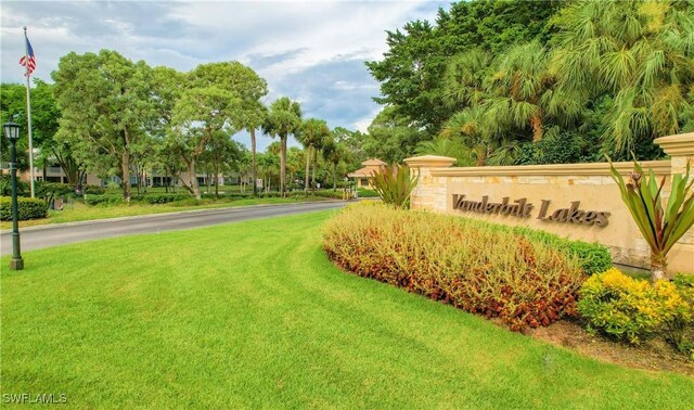 28839 Winthrop Cir, Bonita Springs, FL 34134 - community / neighborhood sign with a yard