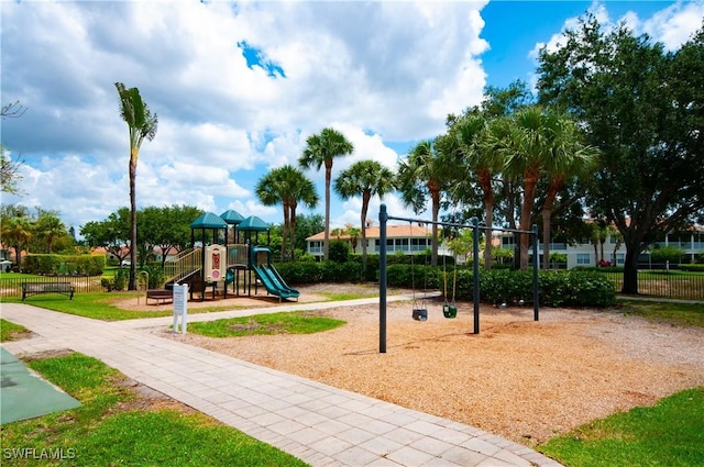 3045 Driftwood Way Unit 3707, Naples, FL 34109 - communal playground with fence