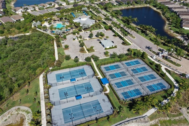 28268 Seasons Tide Ave, Bonita Springs, FL 34135 - view of property location with a large body of water and a pool area