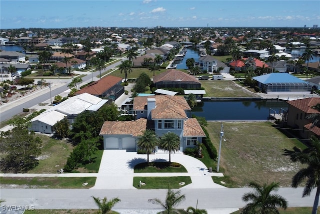 1070 Dana Ct, Marco Island, FL 34145 - aerial view of residential area featuring a nearby body of water