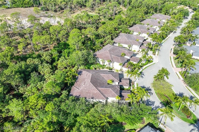 1786 Tarpon Bay Dr S Unit 102, Naples, FL 34119 - aerial view of property and surrounding area featuring nearby suburban area