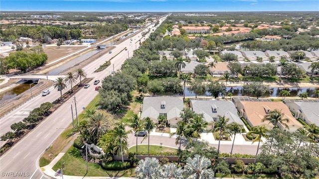 8012 Sivon Way Unit 902, Naples, FL 34119 - aerial perspective of suburban area featuring a highway
