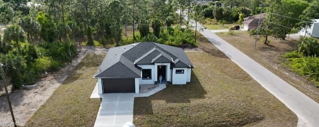 view from above of property