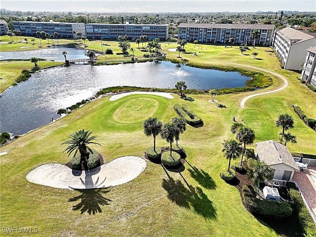 14911 Hole In 1 Cir Unit 310, Fort Myers, FL 33919 - aerial view of apartment complex, a nearby body of water, and a golf club