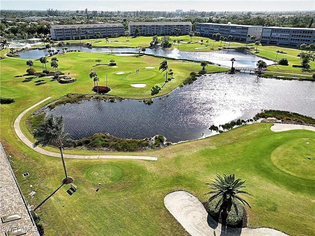 14911 Hole In 1 Cir Unit 310, Fort Myers, FL 33919 - bird's eye view of a local golf course, apartment complex, and a nearby body of water