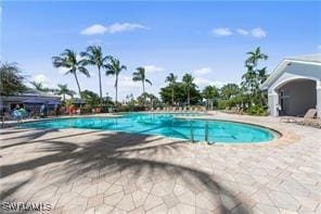 10115 Colonial Country Club Blvd Unit 2110, Fort Myers, FL 33913 - community pool featuring a patio area