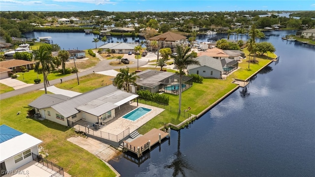 13846 Sleepy Hollow Ln, Fort Myers, FL 33905 - aerial view of residential area with a nearby body of water
