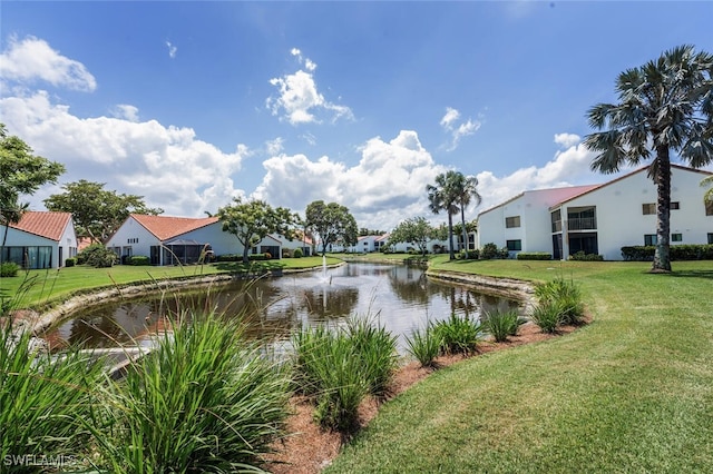 water view with nearby suburban area