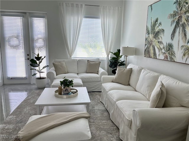 view of living area
