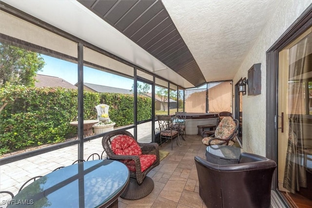 6721 Southwell Dr, Fort Myers, FL 33966 - sunroom with a hot tub