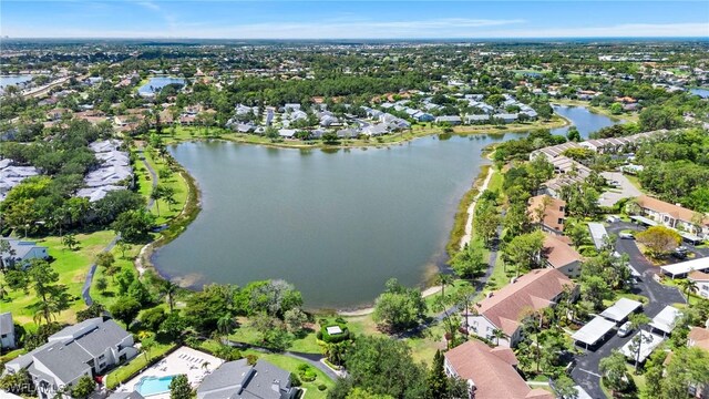 1704 Kings Lake Blvd Unit 105, Naples, FL 34112 - view of property location with nearby suburban area and a large body of water