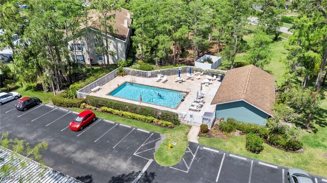 1704 Kings Lake Blvd Unit 105, Naples, FL 34112 - aerial view of a pool area