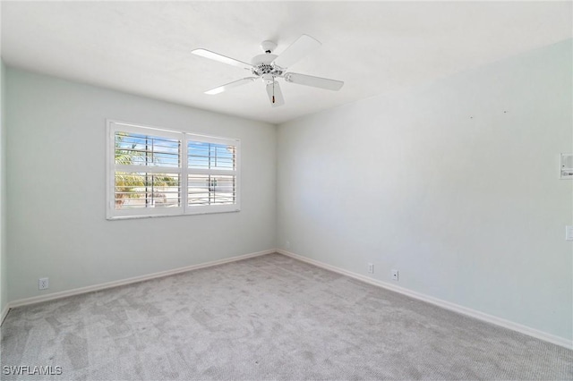 10334 Quail Crown Dr, Naples, FL 34119 - spare room with carpet floors, ceiling fan, and baseboards