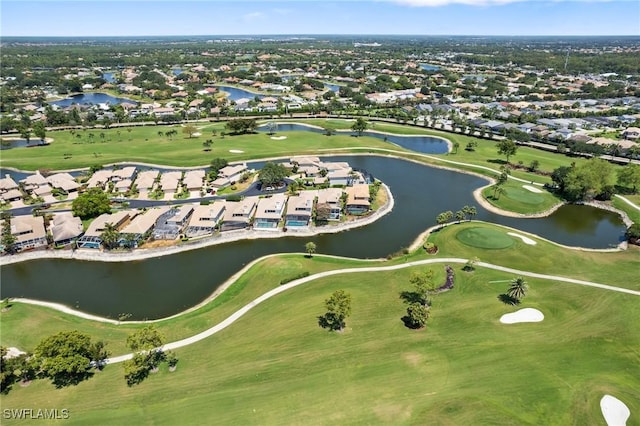 10334 Quail Crown Dr, Naples, FL 34119 - view of property location with nearby suburban area, a golf club, and a large body of water