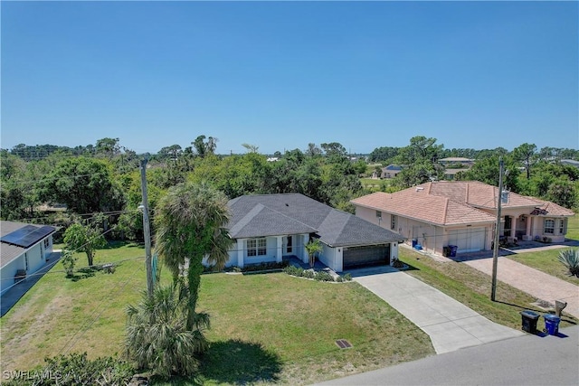 aerial view of property and surrounding area