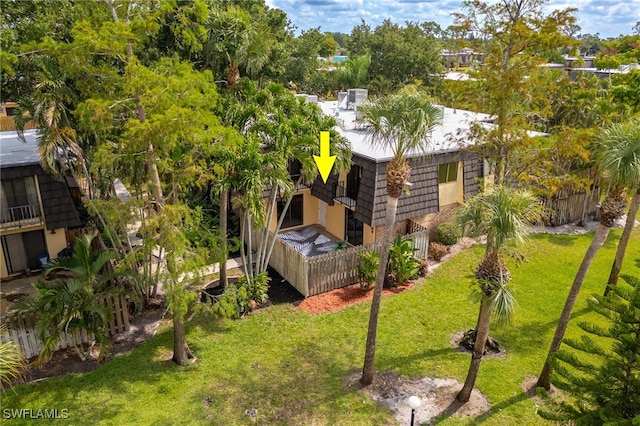 view of subject property