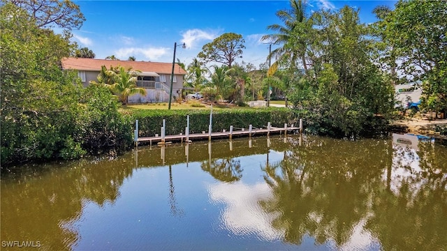 767 Glendale Ave, Naples, FL 34110 - dock featuring a water view