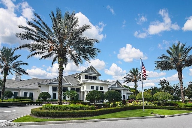 20956 Corkscrew Shores Blvd E, Estero, FL 33928 - view of front of property with a front lawn