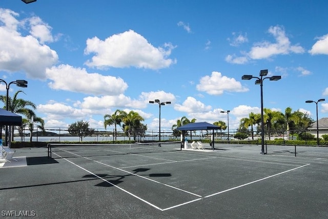 20956 Corkscrew Shores Blvd E, Estero, FL 33928 - view of tennis court with fence