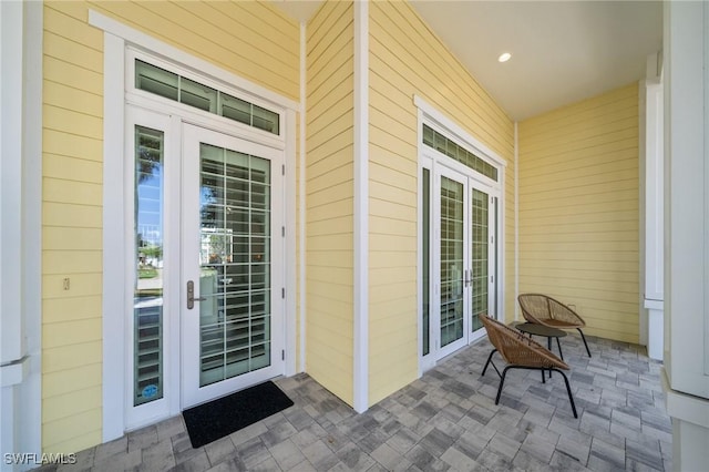 14931 David Dr, Fort Myers, FL 33908 - property entrance with french doors