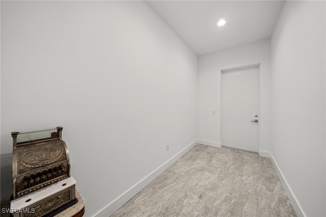 14931 David Dr, Fort Myers, FL 33908 - spare room featuring baseboards and recessed lighting