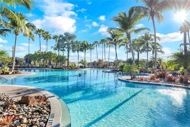 view of community pool