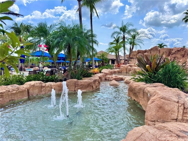 view of pool