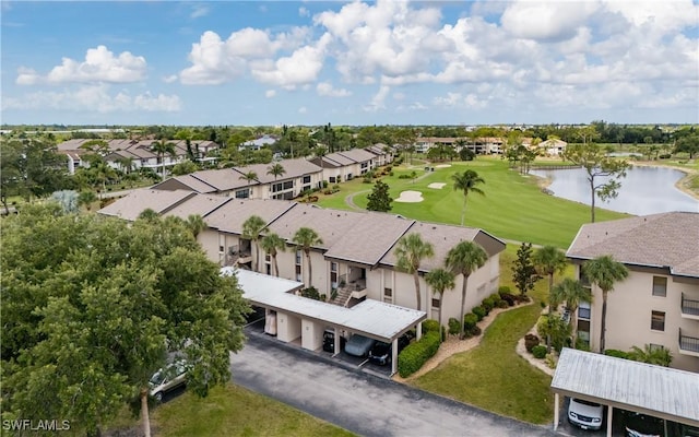 5825 Trailwinds Dr Unit 425, Fort Myers, FL 33907 - aerial view of residential area with a nearby body of water and a golf club