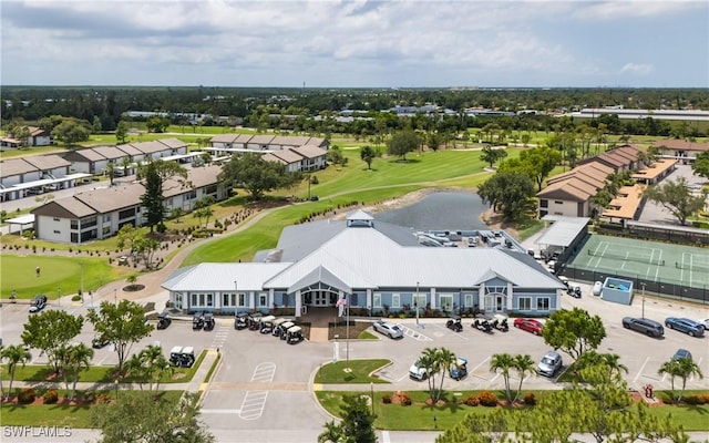 5825 Trailwinds Dr Unit 425, Fort Myers, FL 33907 - bird's eye view of a local golf course and a nearby body of water