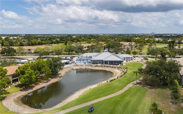 5825 Trailwinds Dr Unit 425, Fort Myers, FL 33907 - drone / aerial view of a nearby body of water and a golf course