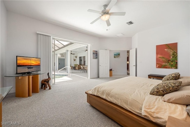 4081 Marianne Key Rd, Punta Gorda, FL 33955 - carpeted bedroom featuring ceiling fan