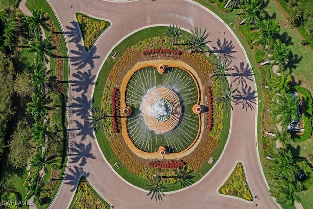 aerial view of property's location